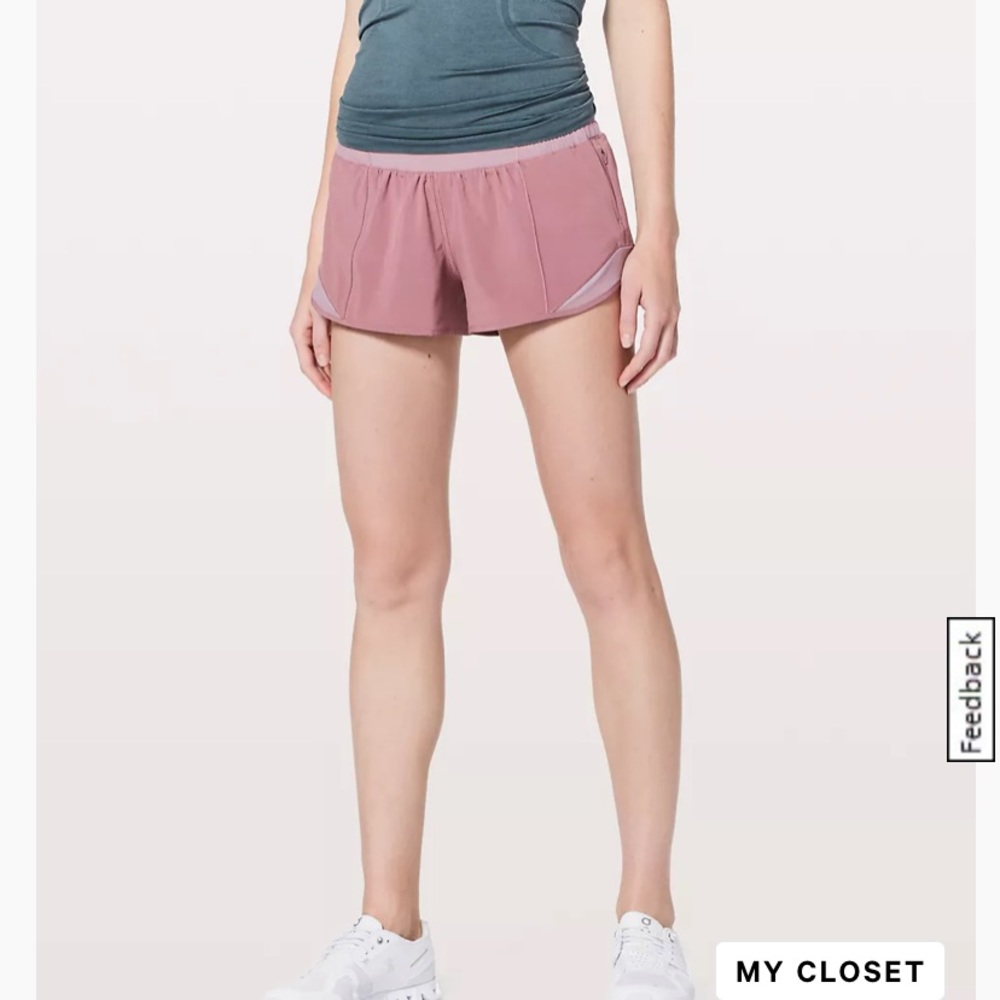 Pink 2.5 inseam hotty hot shorts worn only a handful of times